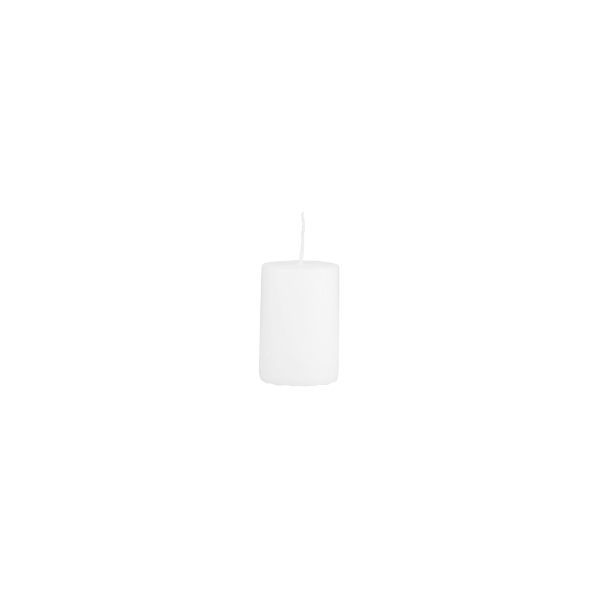 Žvakė balta, 6 cm